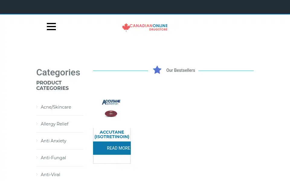 Screenshot of canadianonlinedrugstore.com
