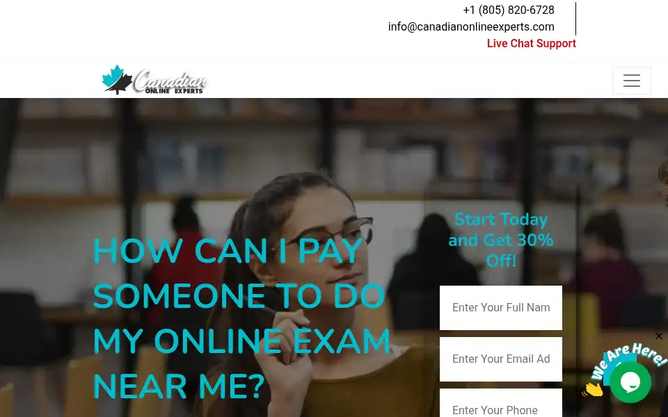 Screenshot of canadianonlineexperts.com
