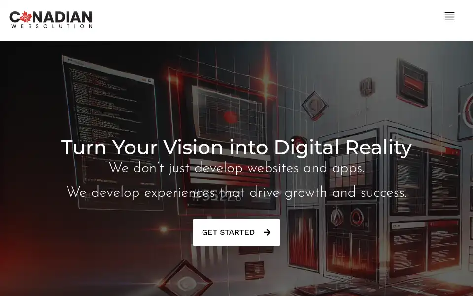 Screenshot of canadianwebsolution.com