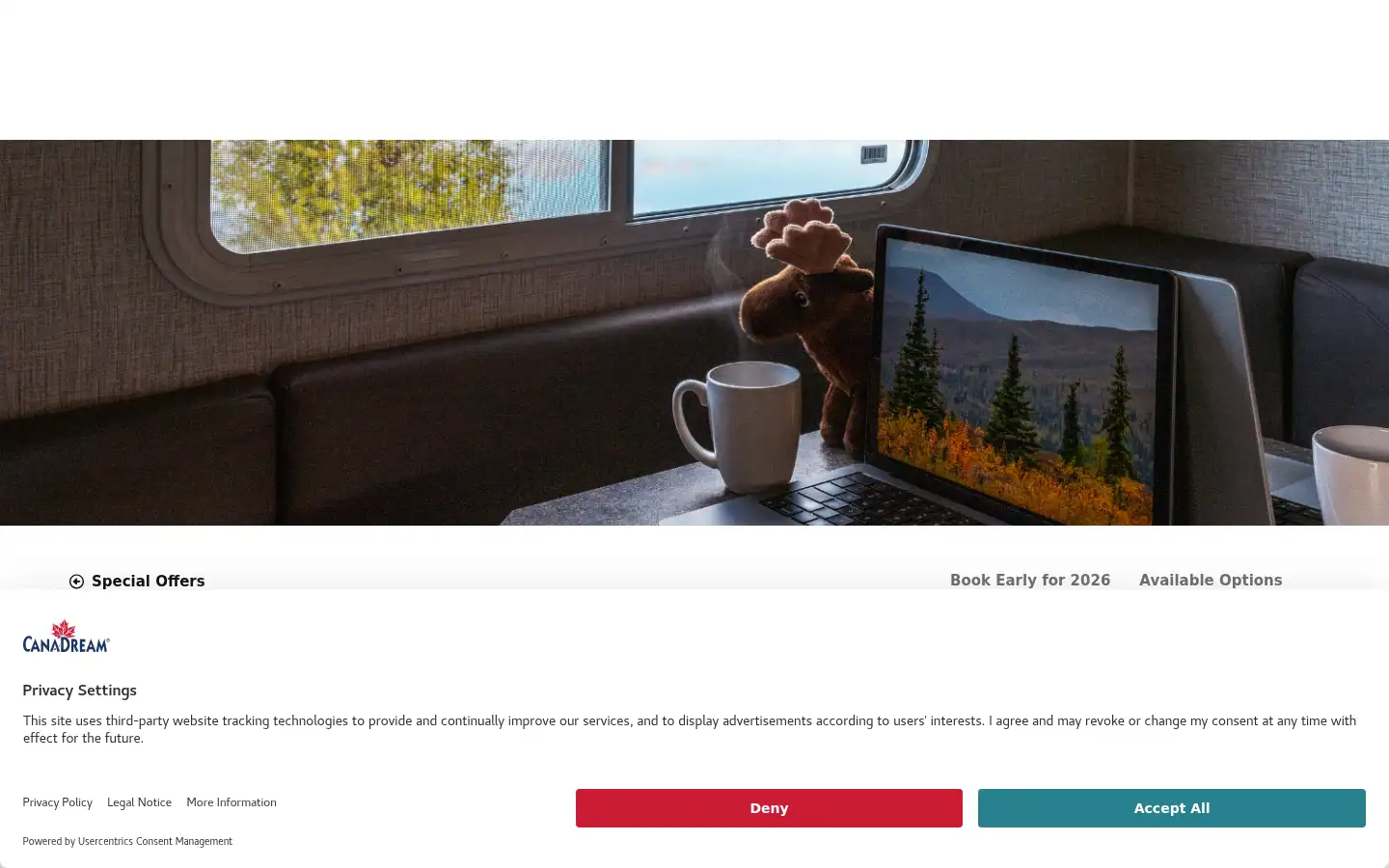 Screenshot of canadream.com