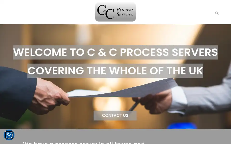 Screenshot of candcprocessservers.co.uk