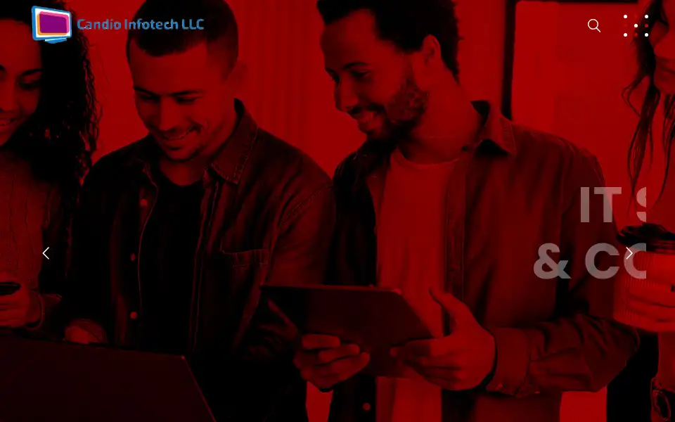 Screenshot of candioinfotech.com