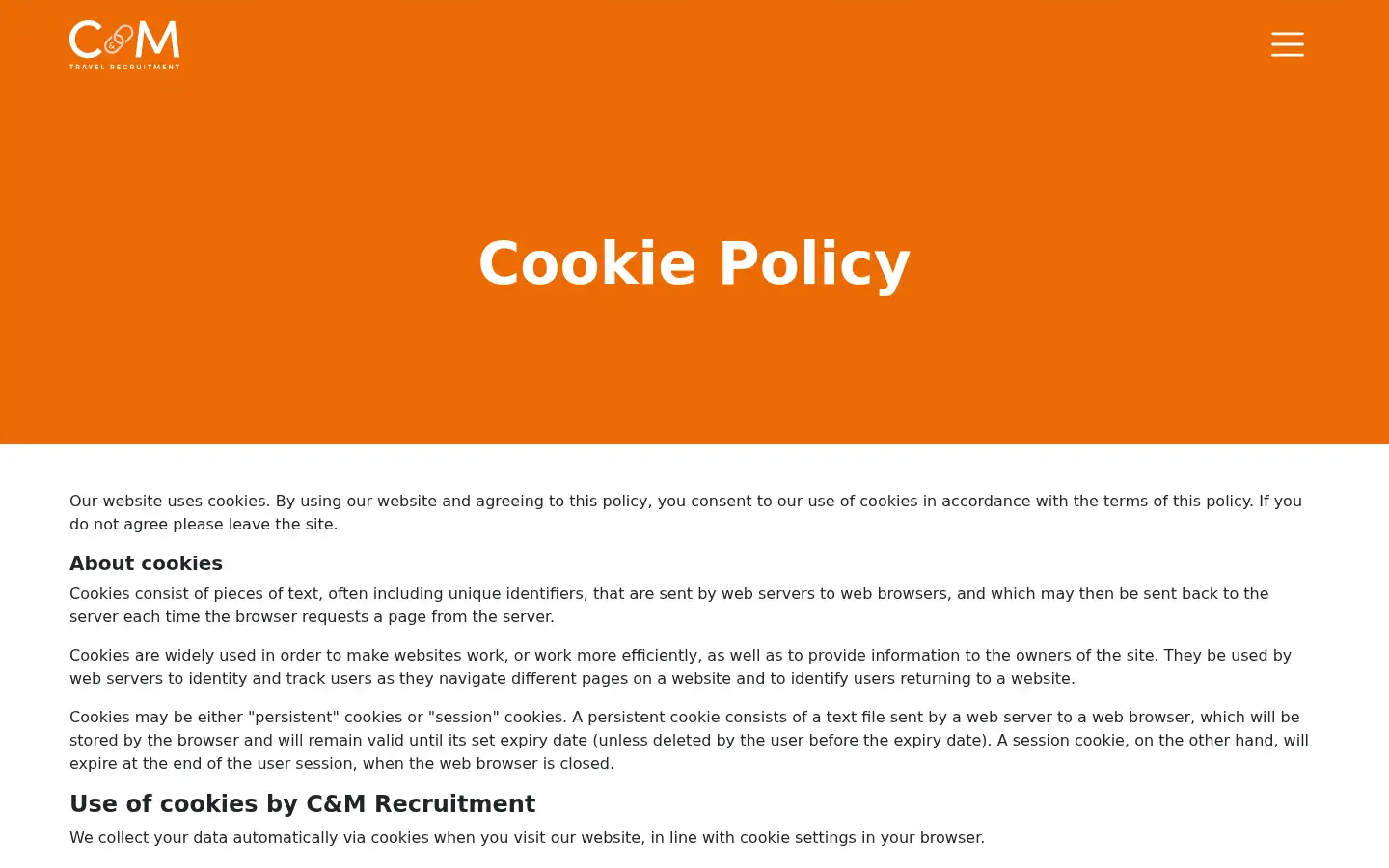 Screenshot of candm.co.uk