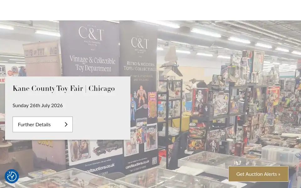 Screenshot of candtauctions.co.uk
