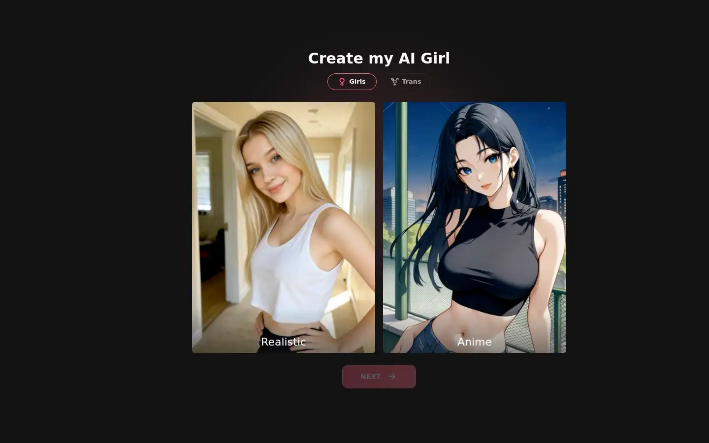 Screenshot of candy.ai