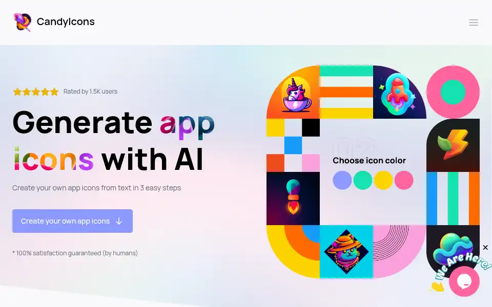 Screenshot of candyicons.com