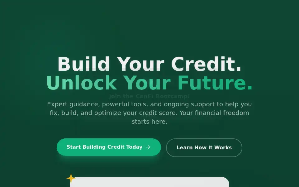 Screenshot of canfi.education
