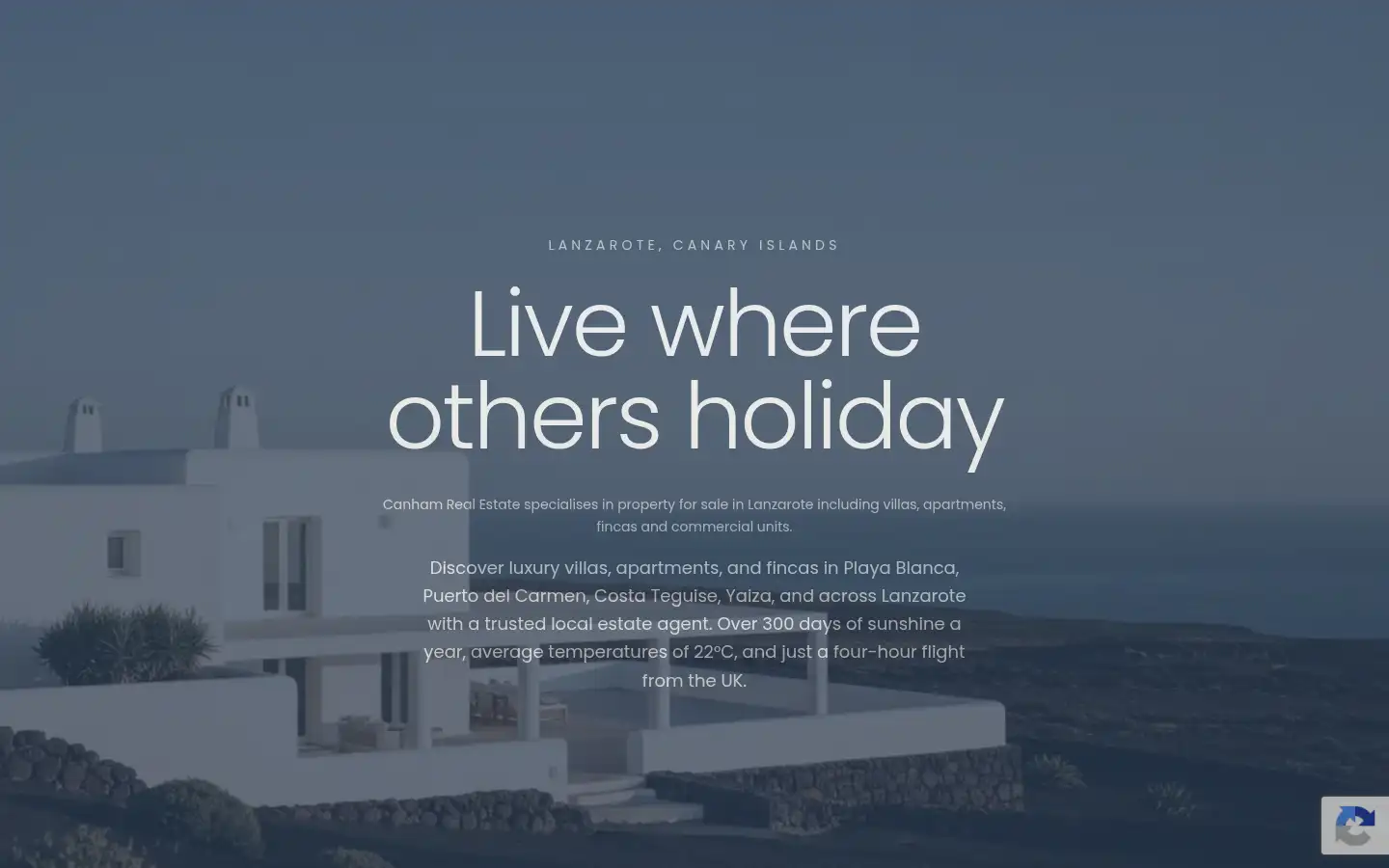 Screenshot of canhamrealestate.com
