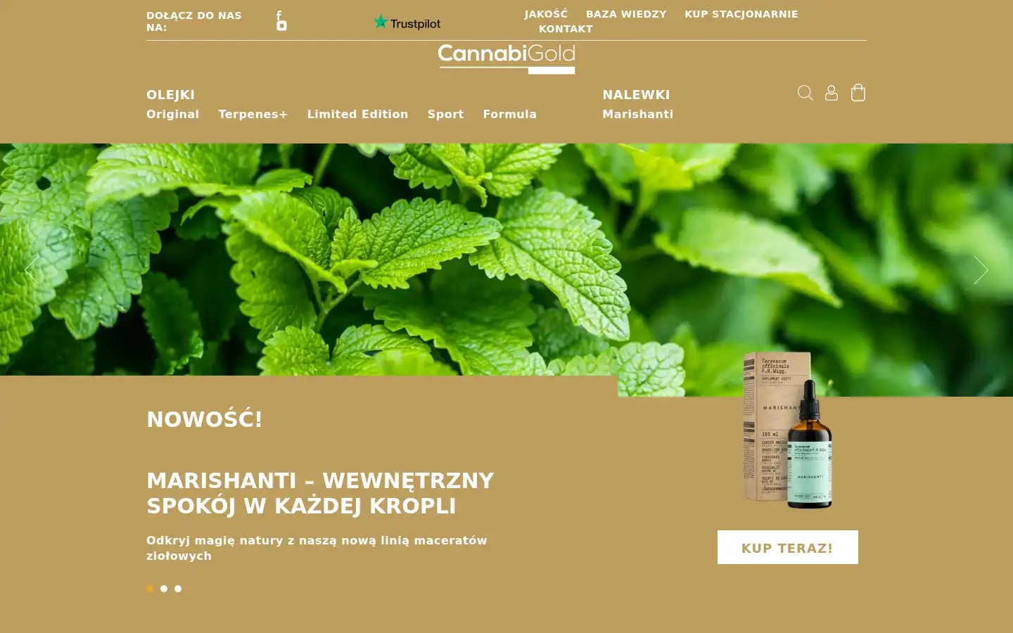Screenshot of cannabigold.pl
