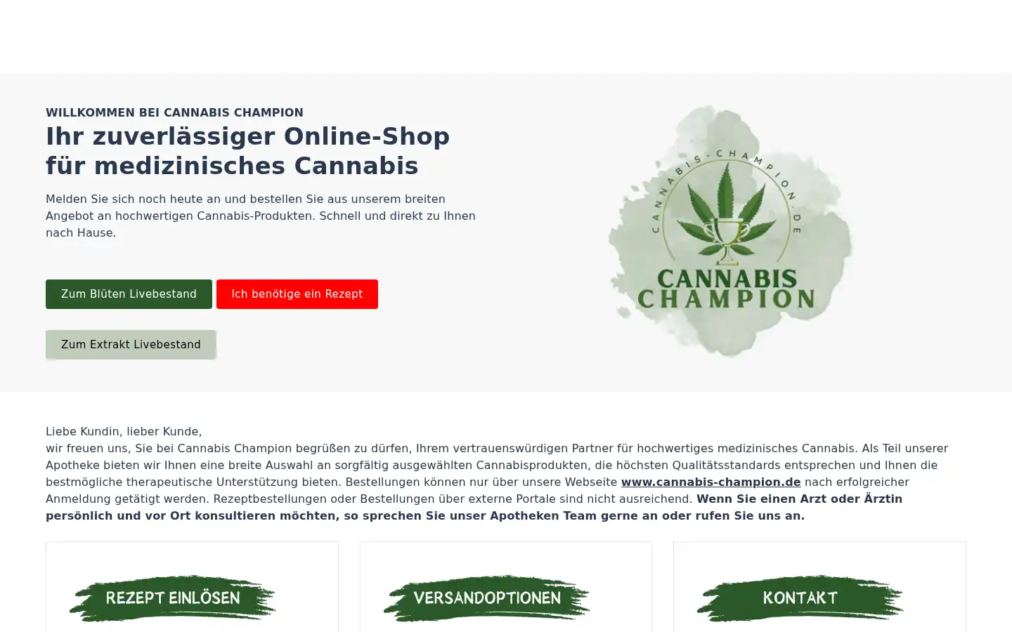 Screenshot of cannabis-champion.de