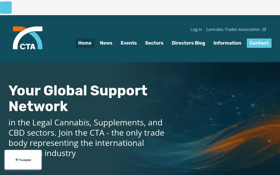 Screenshot of cannabistrades.org