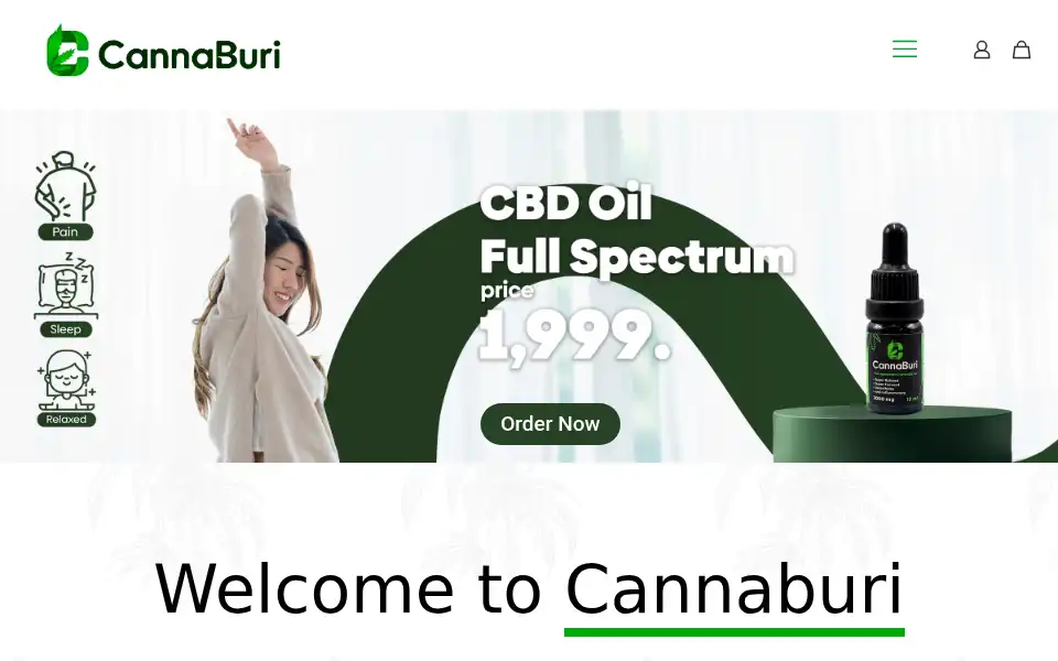 Screenshot of cannaburi.com