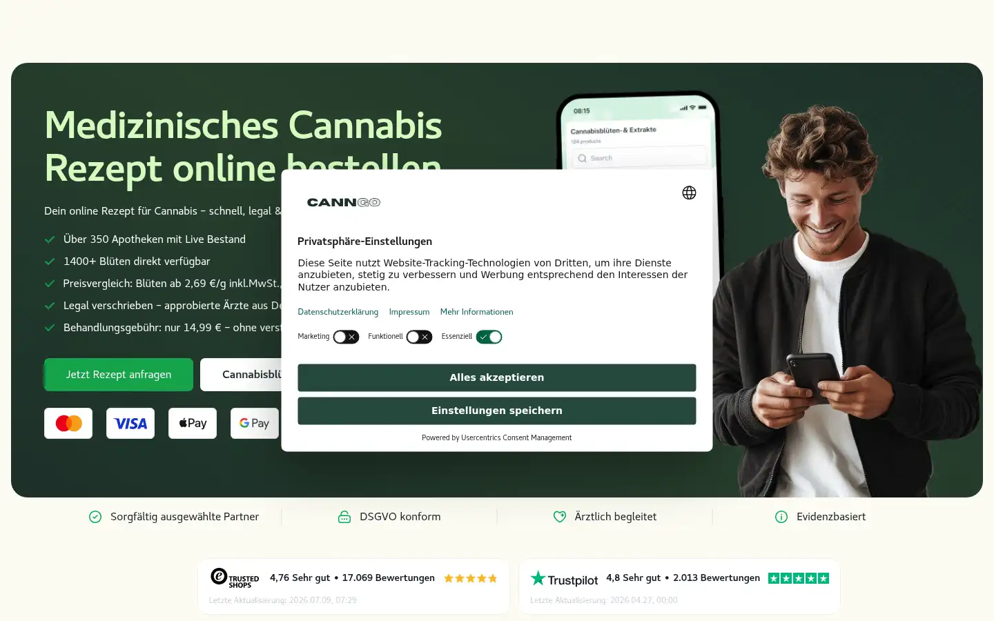 Screenshot of canngo.express