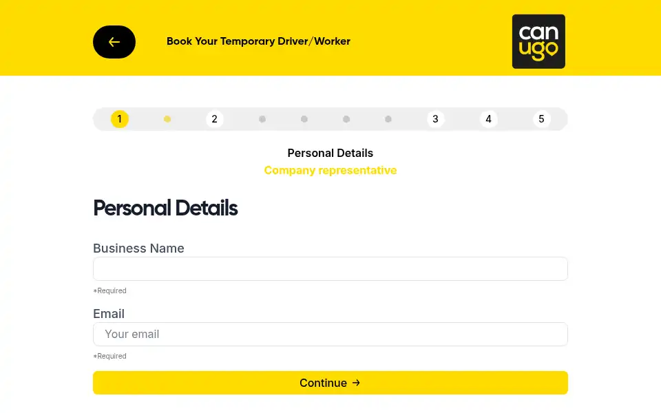 Screenshot of canugo.co.uk