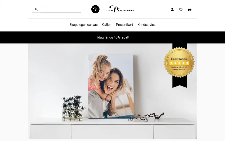 Screenshot of canvaspicasso.se