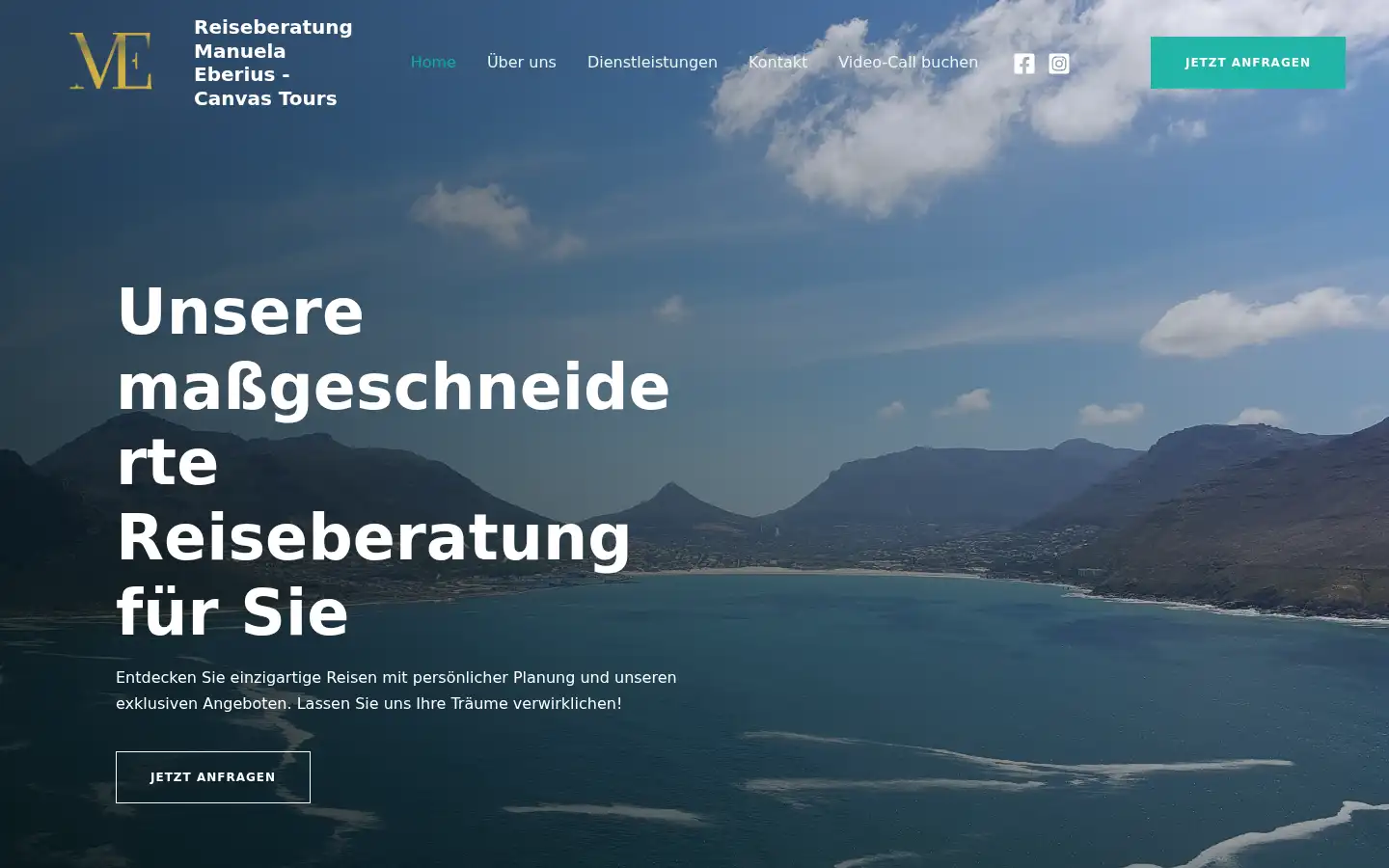 Screenshot of canvastours.de