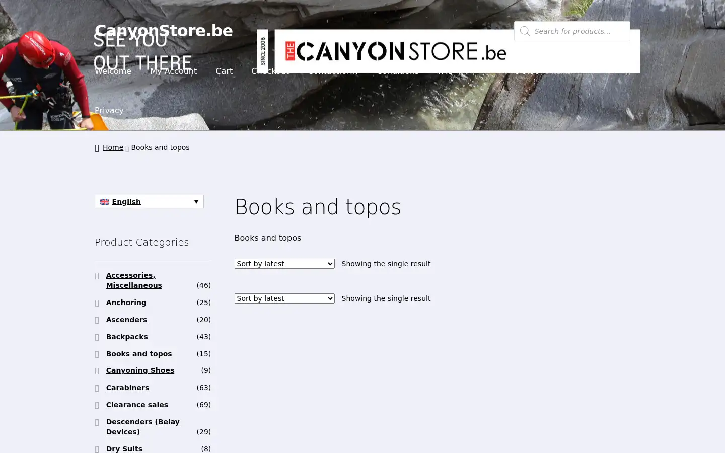 Screenshot of canyonstore.eu