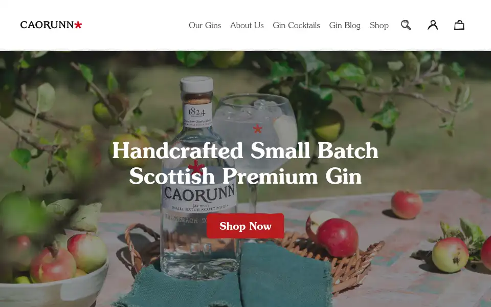 Screenshot of caorunngin.com