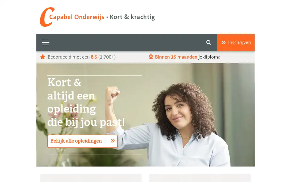 Screenshot of capabel.nl