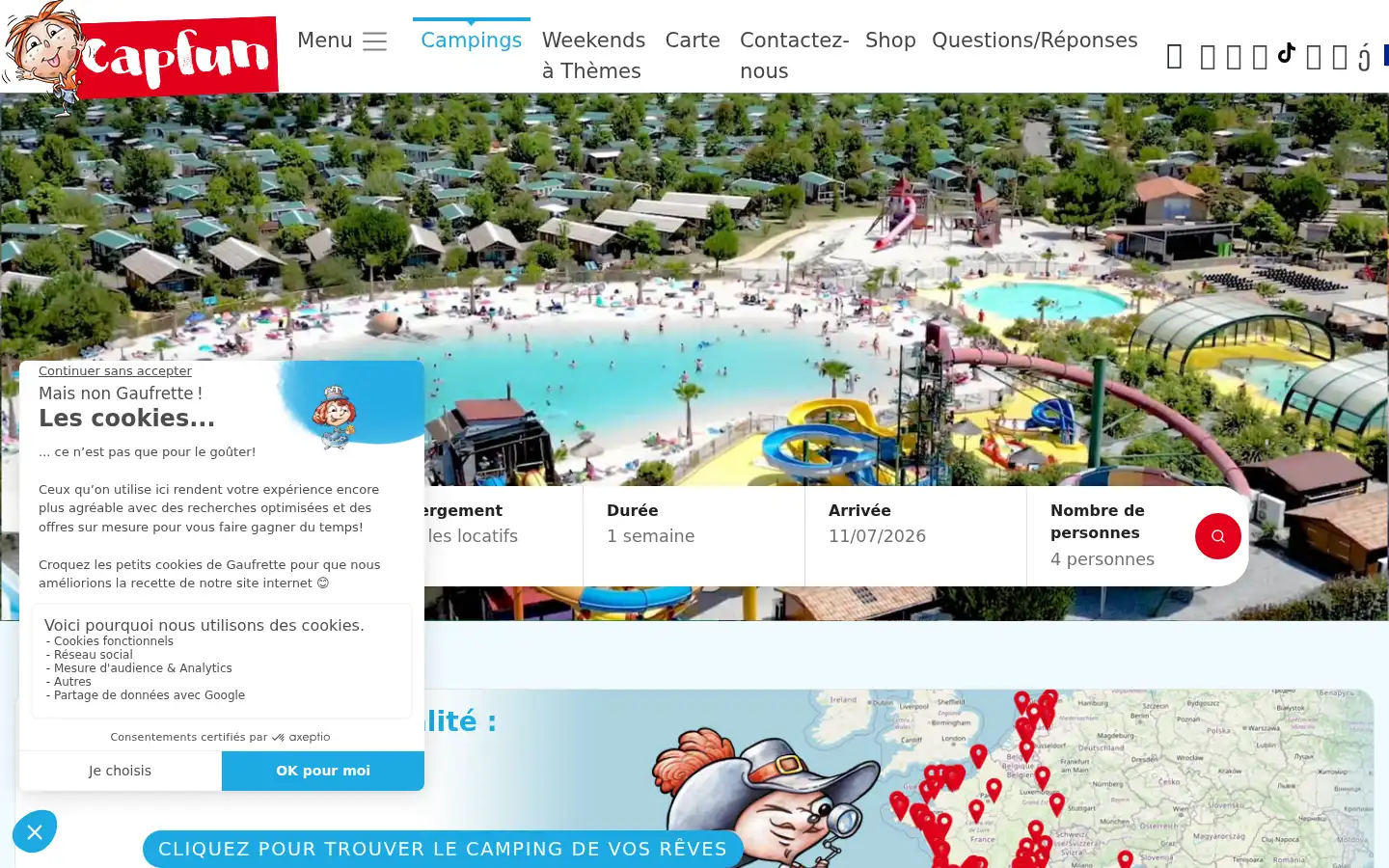 Screenshot of capfun.com
