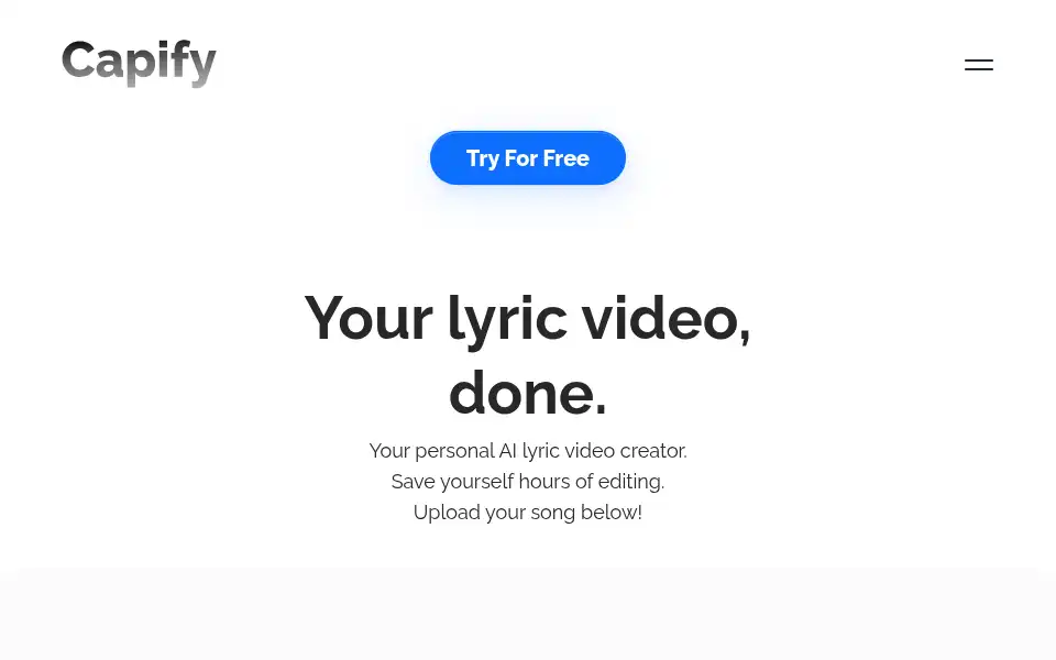 Screenshot of capify.ai