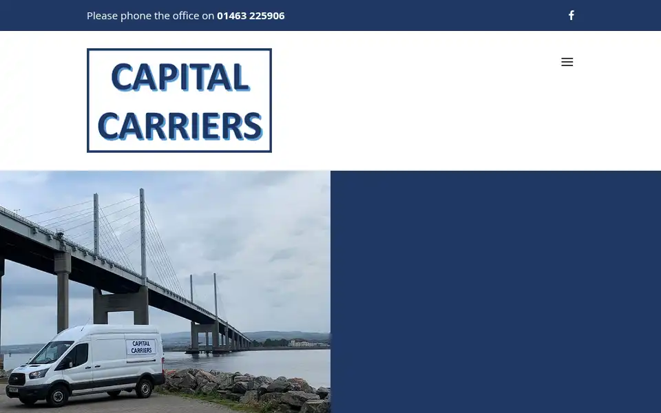 Screenshot of capital-carriers.co.uk