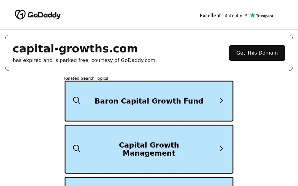 Screenshot of capital-growths.com