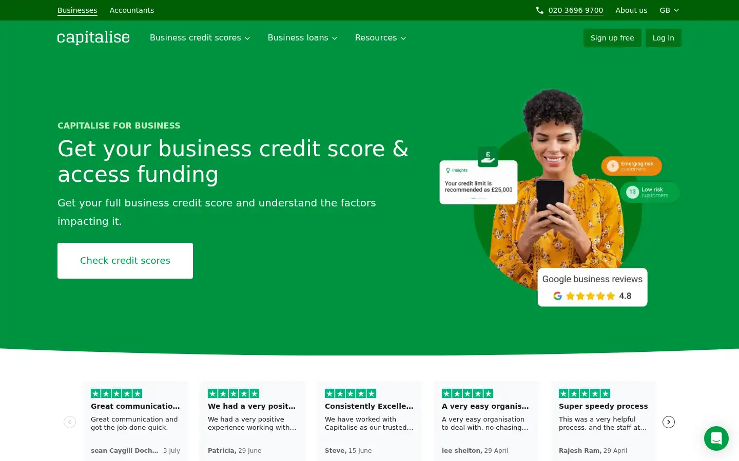 Screenshot of capitalise.com