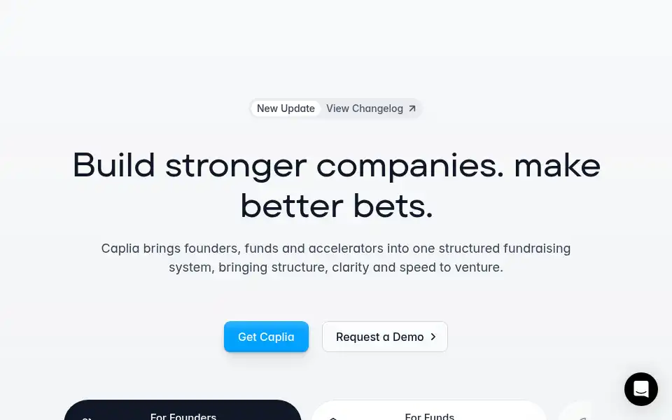 Screenshot of caplia.com