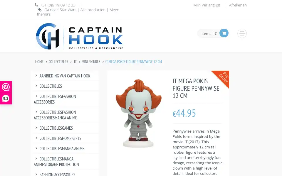 Screenshot of captainhook.be