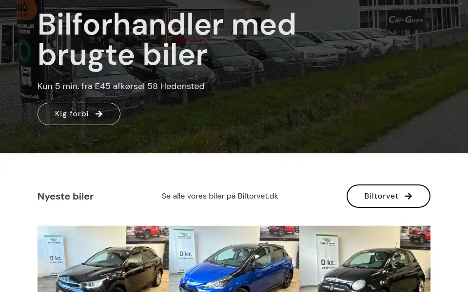 Screenshot of car-guys.dk