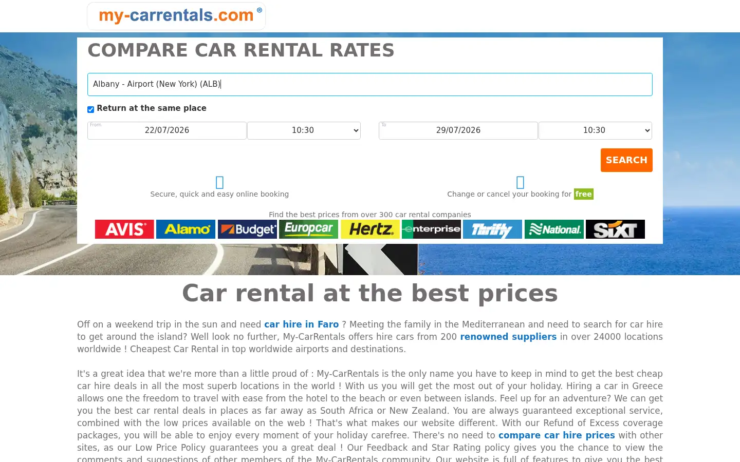 Screenshot of car-target.com