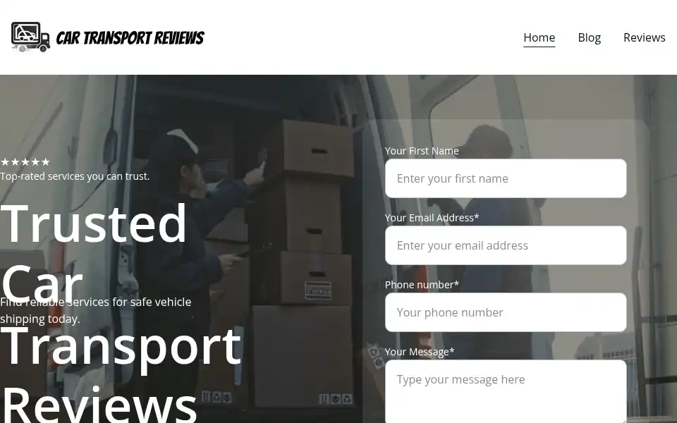 Screenshot of car-transport-reviews.com