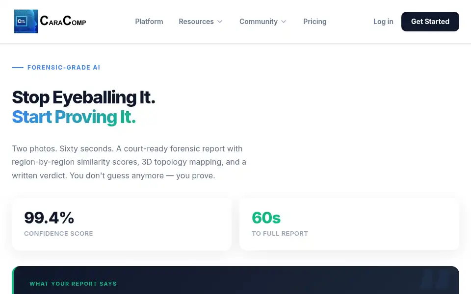 Screenshot of caracomp.com