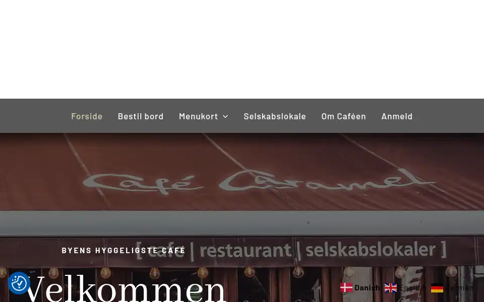 Screenshot of caramel.dk