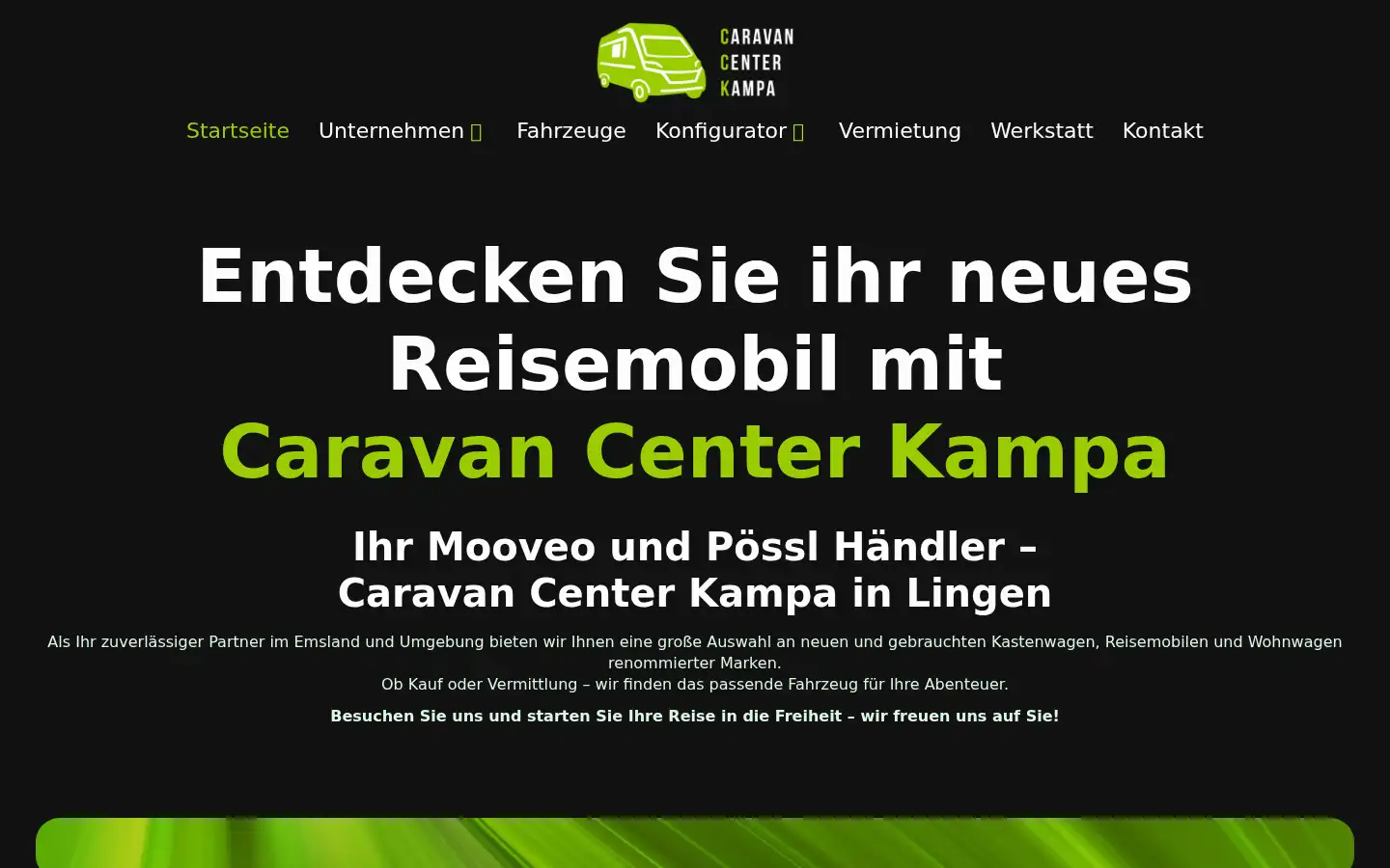 Screenshot of caravan-center-kampa.de