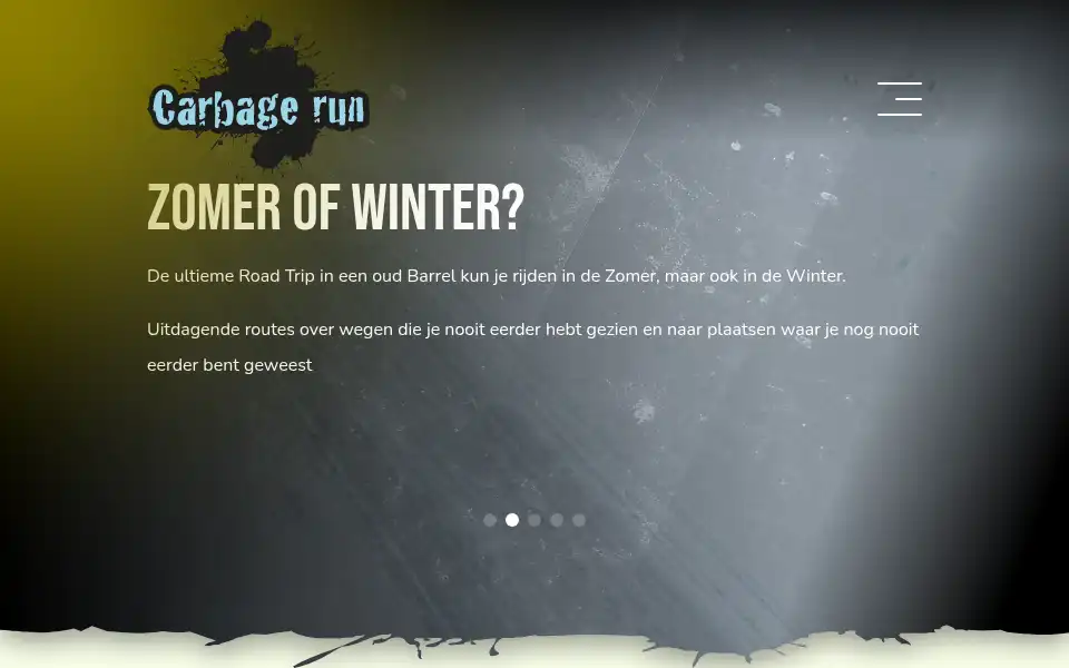 Screenshot of carbagerun.nl