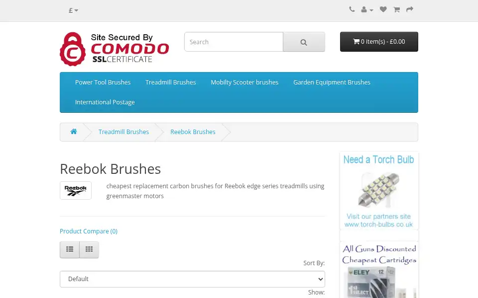 Screenshot of carbon-brushes.org.uk