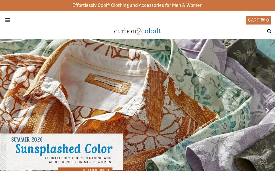 Screenshot of carbon2cobalt.com