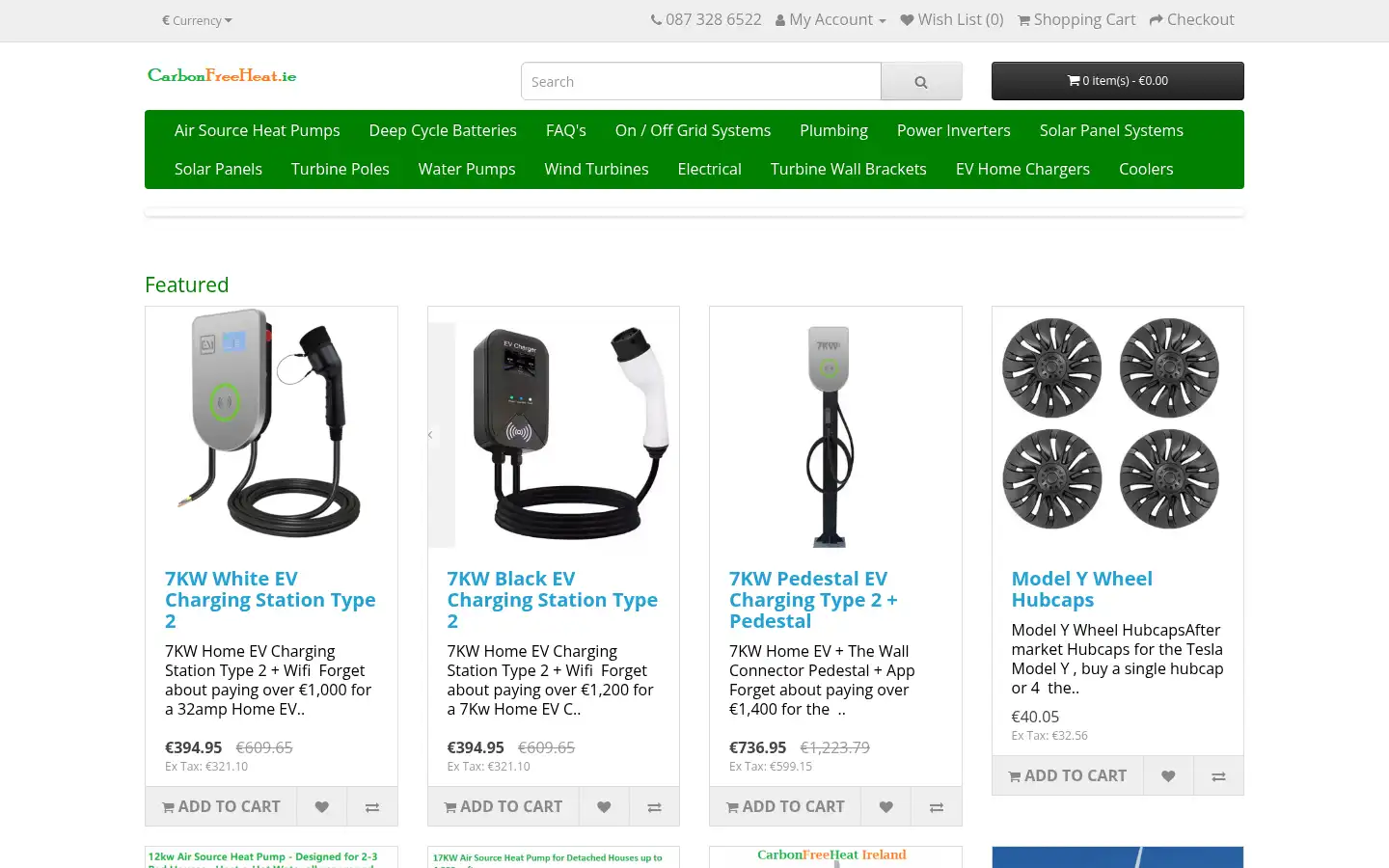 Screenshot of carbonfreeheat.ie