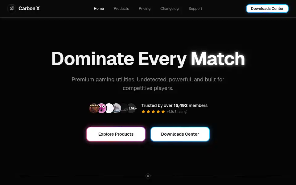 Screenshot of carbonx.gg