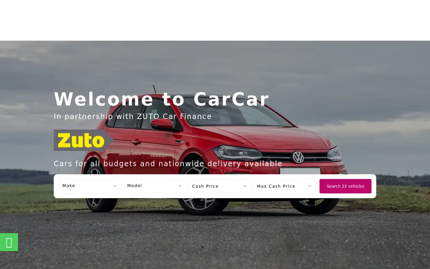 Screenshot of carcar.co.uk