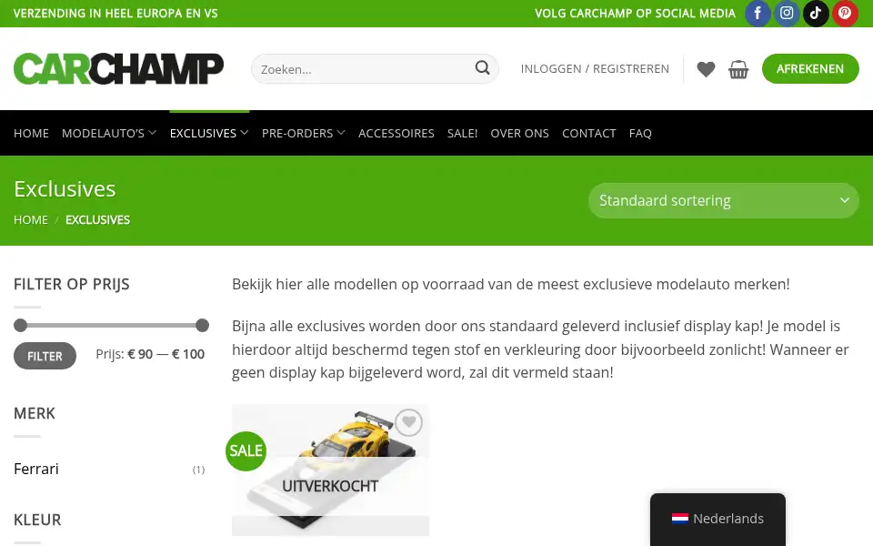 Screenshot of carchamp.nl