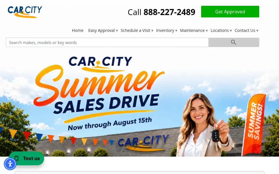 Screenshot of carcity.com
