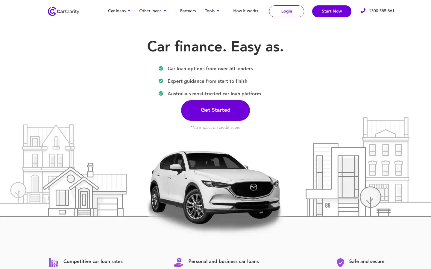 Screenshot of carclarity.com.au