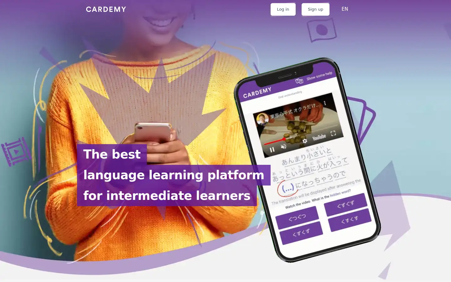 Screenshot of cardemy.com