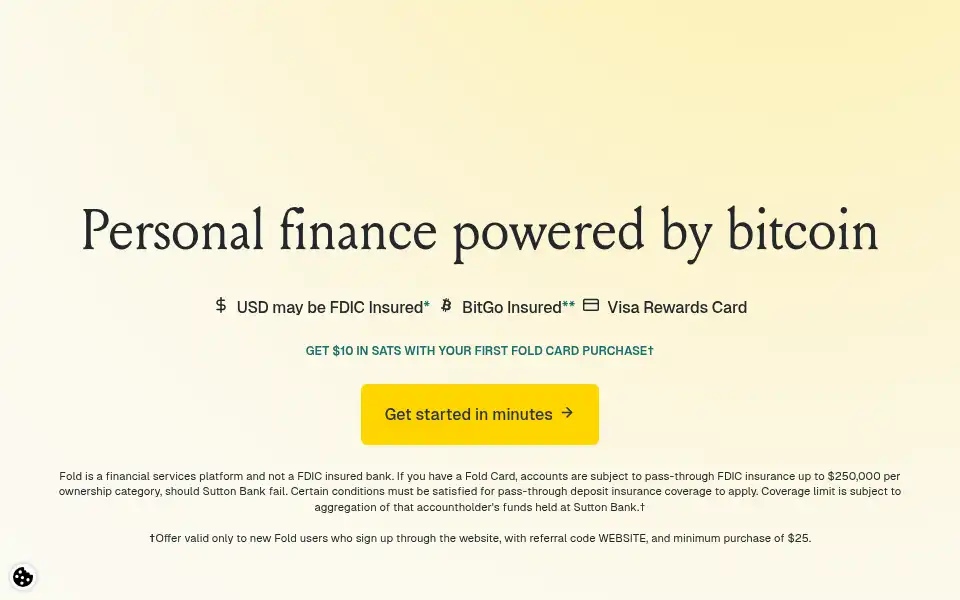 Screenshot of cardforcoin.com