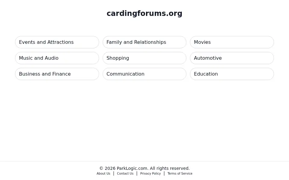 Screenshot of cardingforums.org