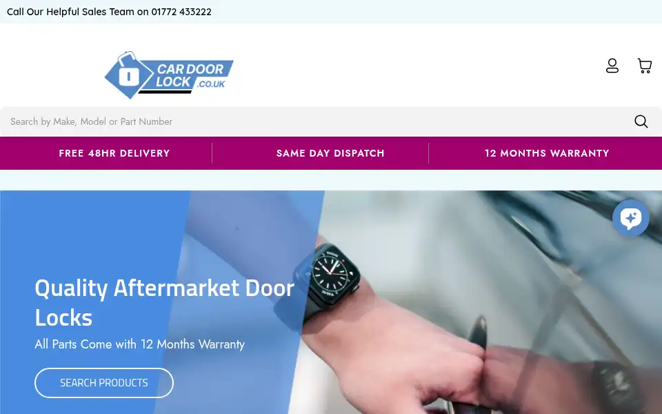 Screenshot of cardoorlock.co.uk