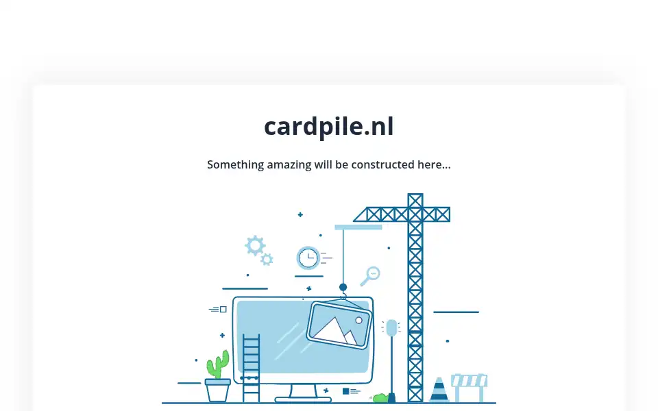 Screenshot of cardpile.nl